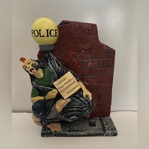 ToyBiz vintage 2002 Marvel Spider-Man police jail brick base BASE ONLY, working